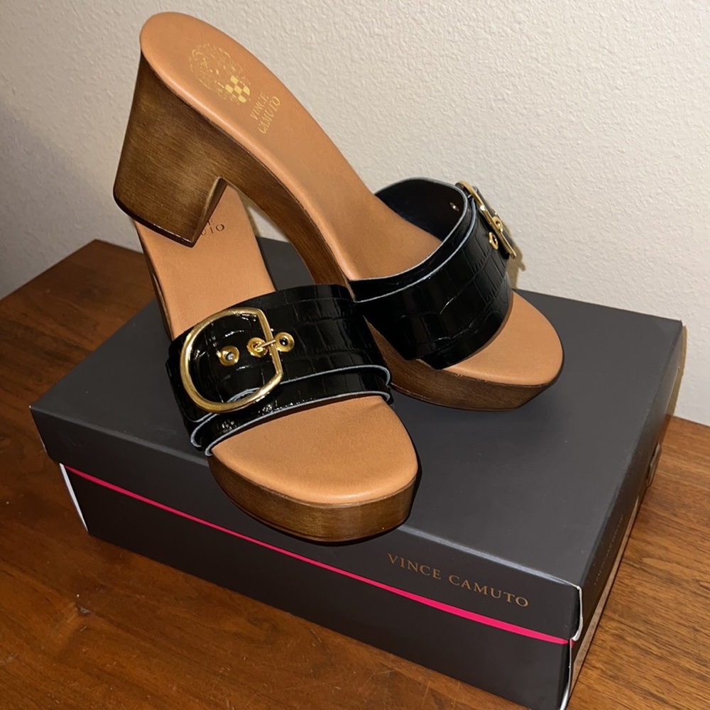 Vince Camuto Corlanda Platform Mule